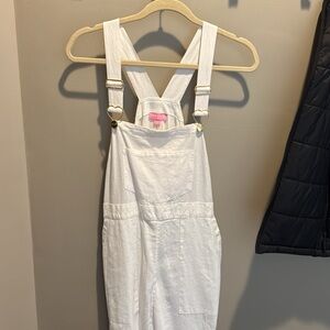 Stoney Clover Lane x Target white overalls.